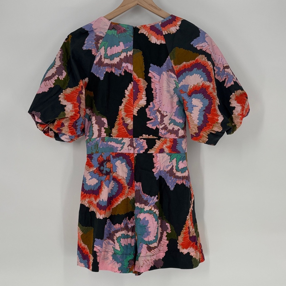 Sam and Jess Floral Puff Sleeve romper small - Picture 4 of 4